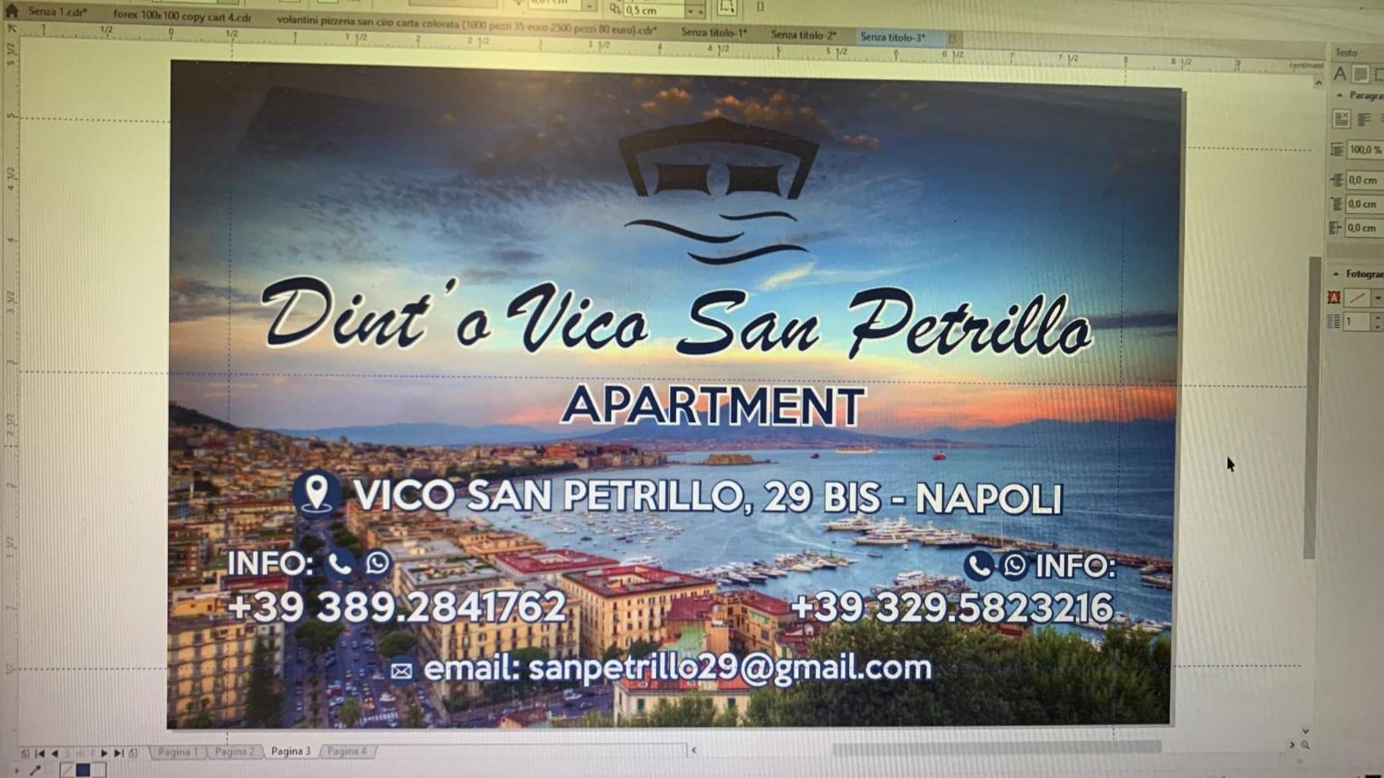 Dint ' O Vico San Petrillo Apartment Наполи Екстериор снимка